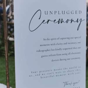 Unplugged Wedding